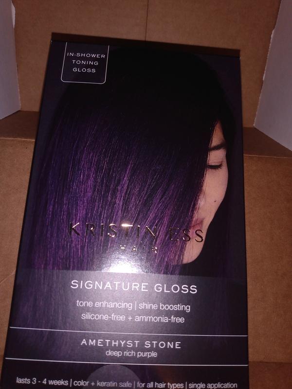 Signature Hair Gloss - Amethyst Stone – Kristin Ess Hair