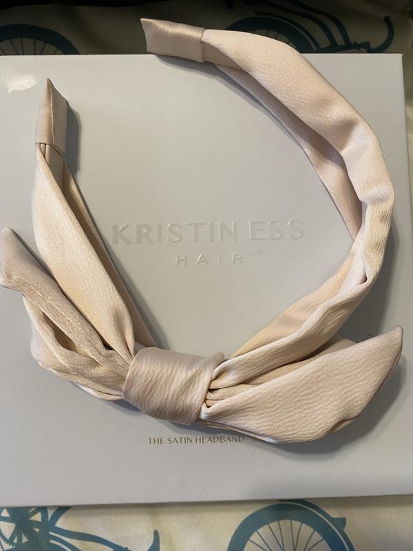 Veil Headband – Bright White – Kristin Ess Hair