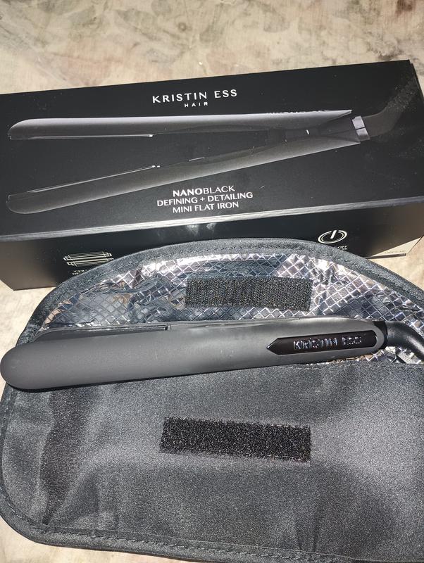 NANOBLACK Dual Voltage Travel Mini Flat Iron Hair Straightener 3/4