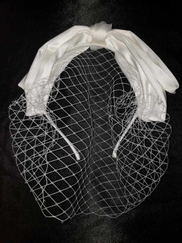 New Kristin Ess Veil Lace White Headband $_12.JPG?set_id=880000500F main image 4
