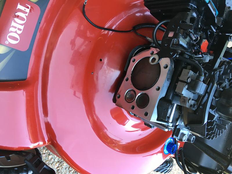 clean combustion chamber with Kroil