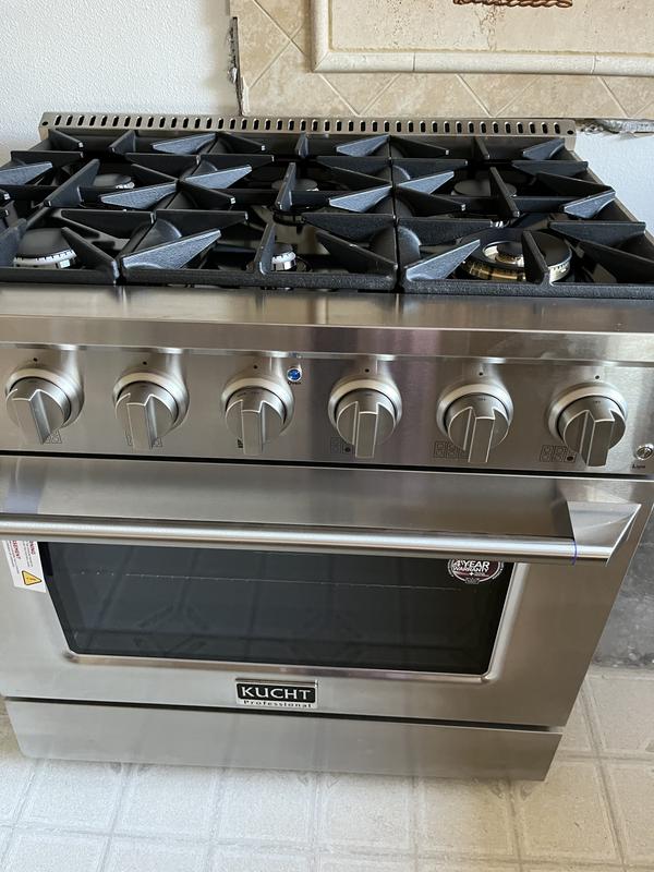 Kucht Professional 30 Dual-Fuel Range in Stainless Steel