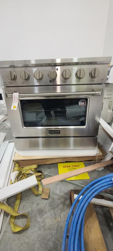 Kucht 48-in 8 Burners 4.2-cu ft / 2.5-cu ft Convection Oven