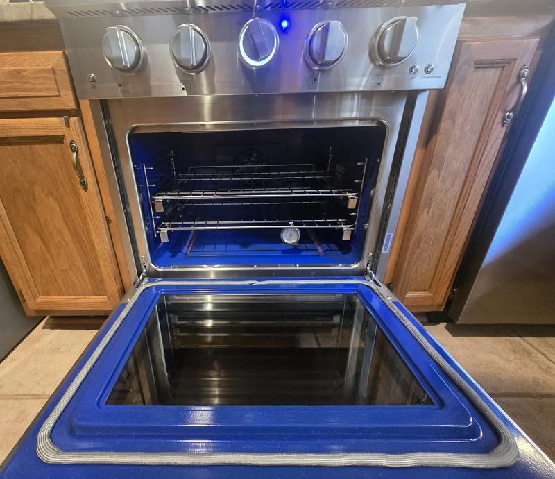 Kucht 30-in 4 Burners 4.2-cu ft Convection Oven Freestanding Liquid ...