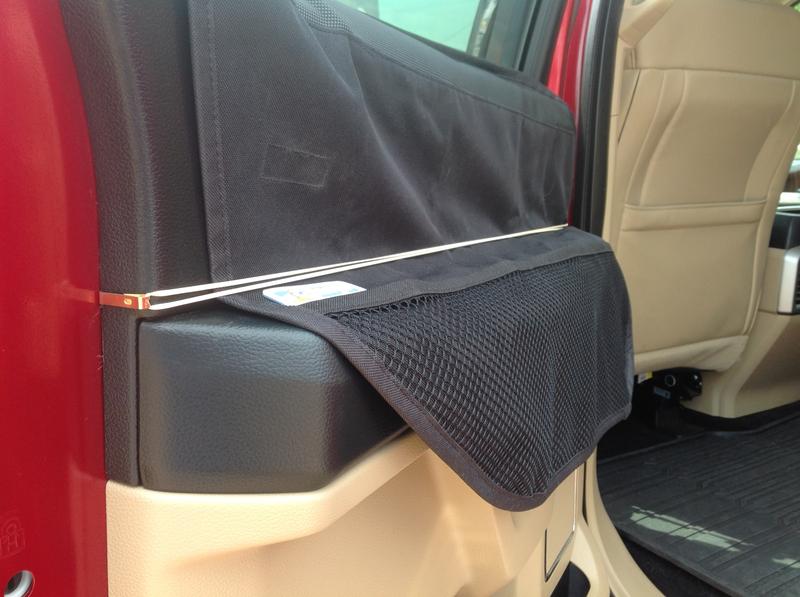 vehicle door protector for dogs