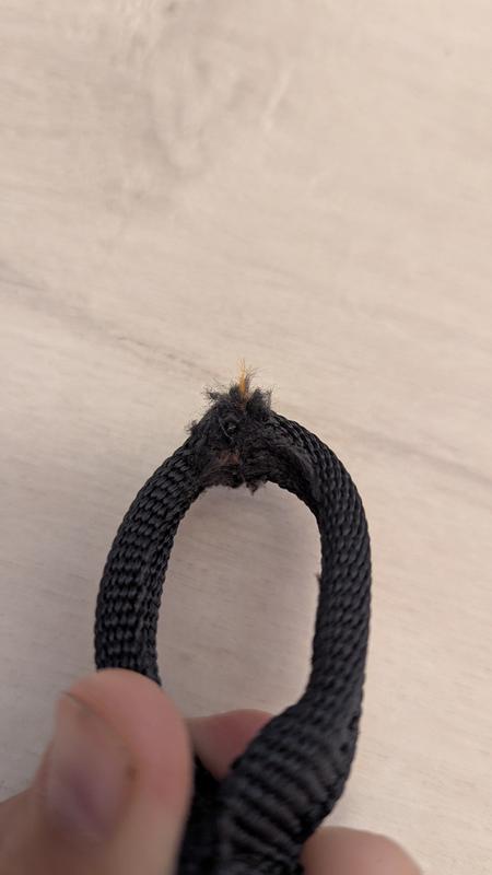 Almost completely severed