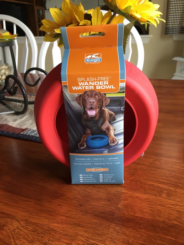 Splash Free Wander Dog Water Bowl - Happy Breath