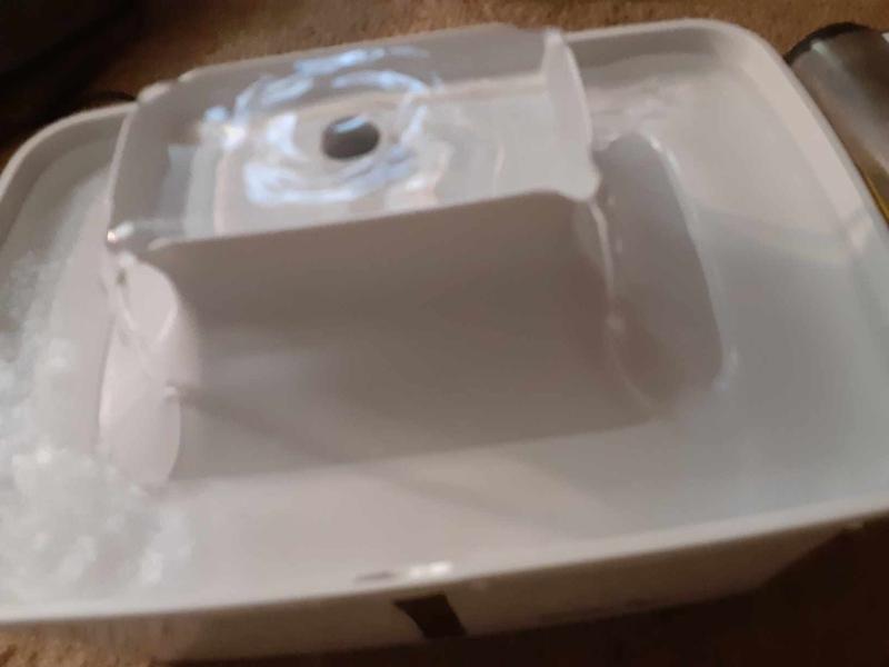 Water comes from hole and constantly  runs into streams over Four corners .