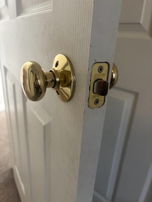 SEASON NEXUS 167cm板のみ　インサートホール有　ファントム施工済 BRINKS Stafford Hall Closet Door Knob, Satin Nickel - Hands-Free