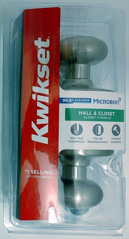 じゅの Satin Nickel Juno Knob - Hall/Closet | Kwikset