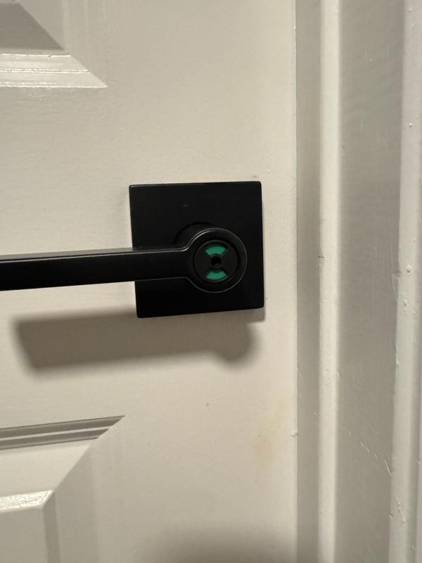 Kwikset Halifax Square Satin Nickel Hall/Closet Door Handle