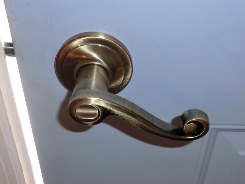 Satin Nickel Lido Lever - Keyed - featuring SmartKey