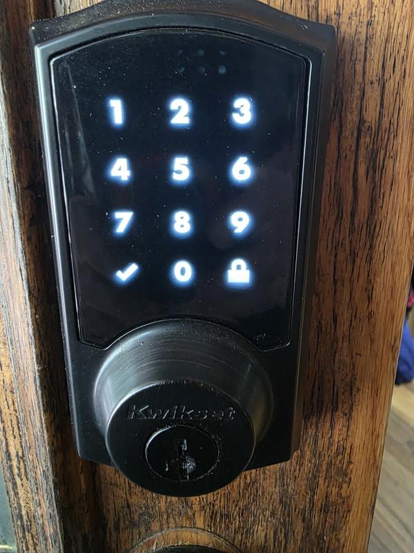 Satin Nickel 916 SmartCode Traditional Electronic Deadbolt