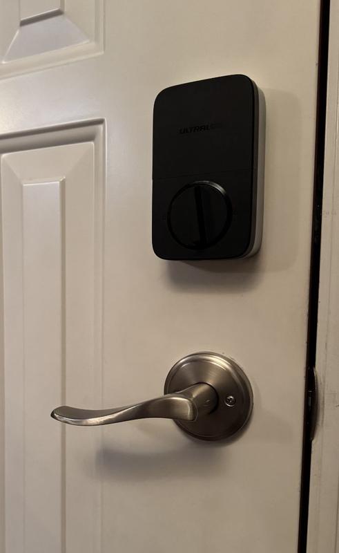 Satin Nickel Brentford Handleset - Deadbolt Keyed One Side