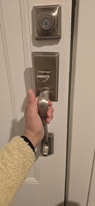 Venetian Bronze Hawthorne Handleset with Juno Knob - Deadbolt