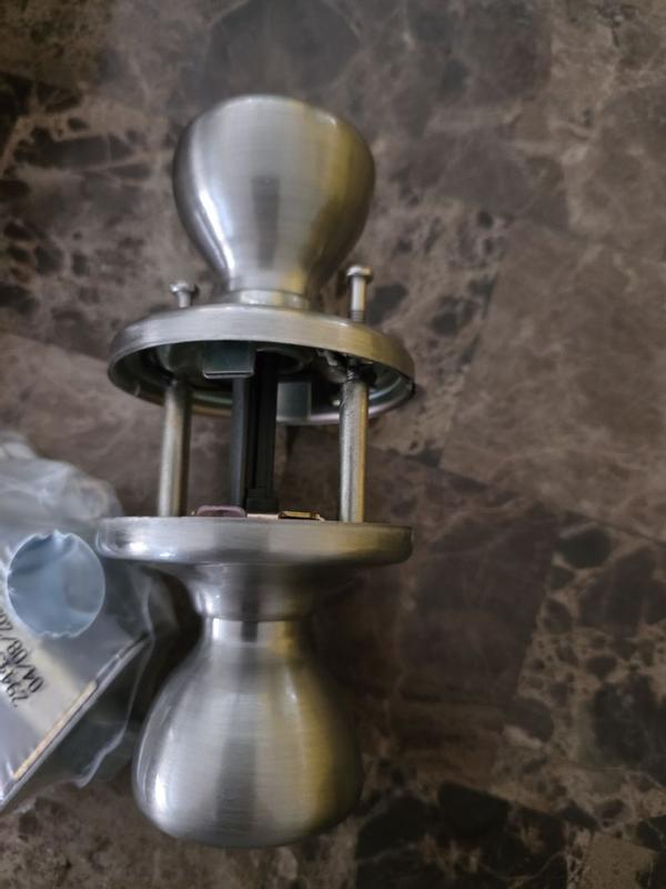 Satin Nickel Tylo Knob - Pull Only | Kwikset