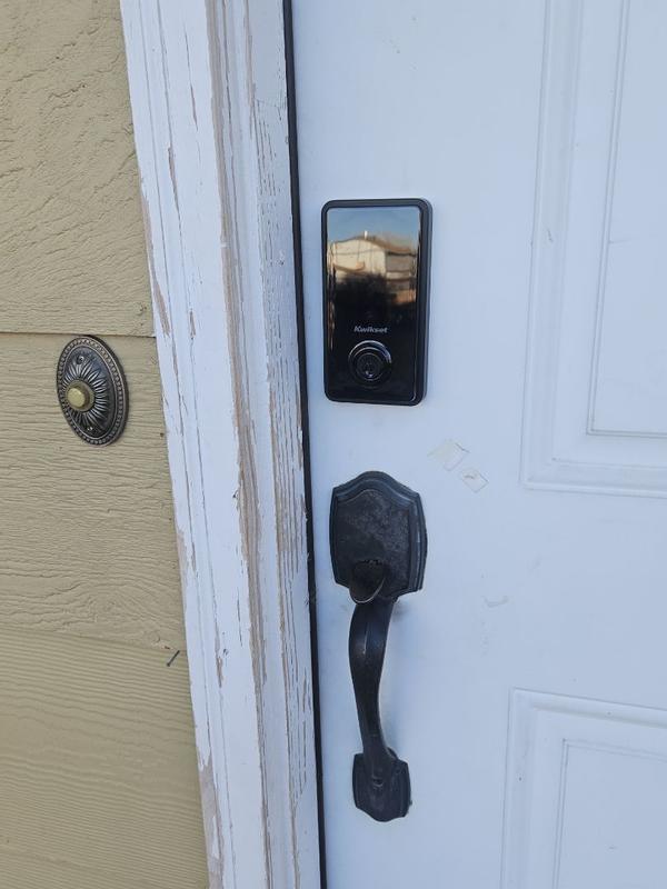 Satin Nickel Halo Select Plus Touchscreen Wi-Fi and Matter Enabled Smart Lock with Apple Home