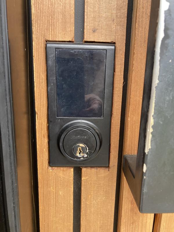 Satin Nickel 275 Contemporary Touchscreen Deadbolt | Kwikset