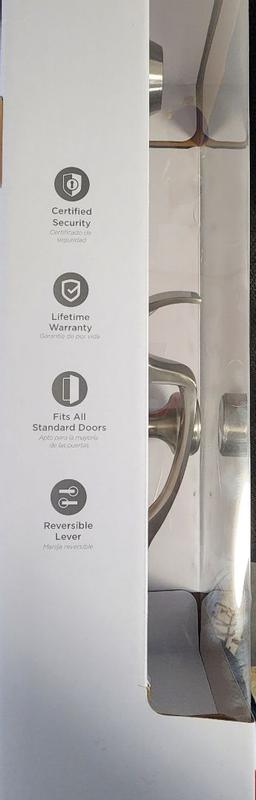 Satin Nickel Henley Handle (Exterior Only) | Kwikset