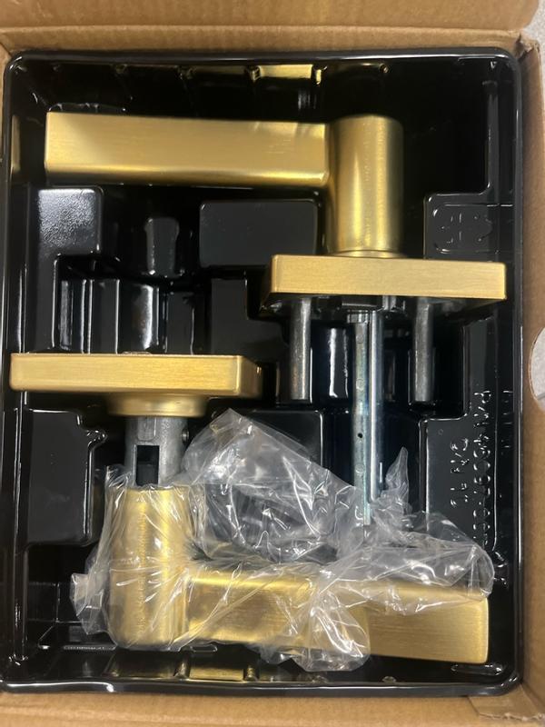 Kwikset Casey Matte Black Universal Interior/Exterior Dummy Door