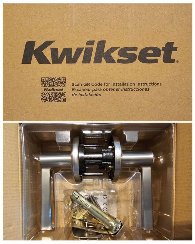 Kwikset Trafford Venetian Bronze Single Cylinder Keyed Entry Door