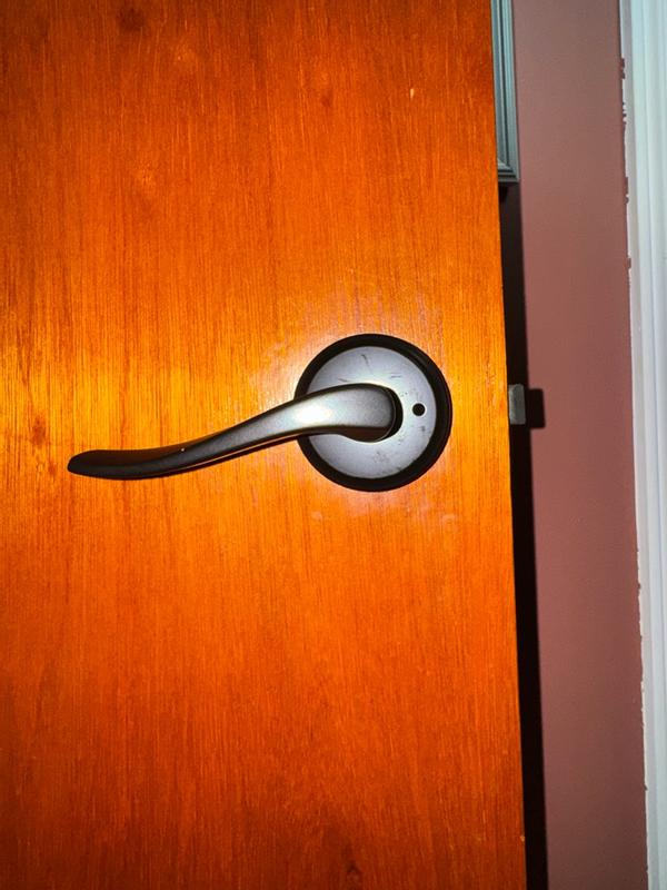 Satin Nickel Sedona Lever - Left Handed - Pull Only | Kwikset
