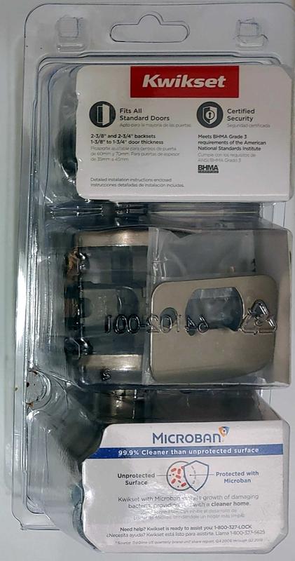 Satin Nickel Juno Knob - Keyed - featuring SmartKey | Kwikset