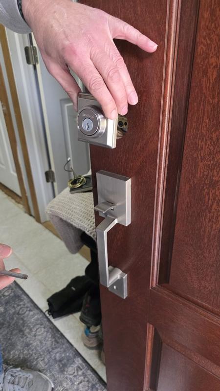 Venetian Bronze Hawthorne Handleset with Juno Knob - Deadbolt