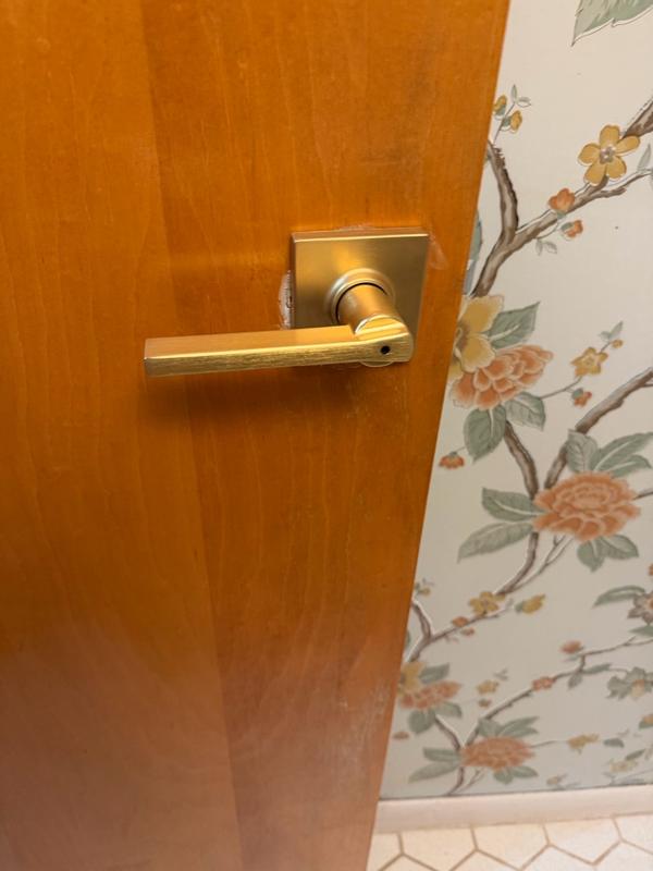 Kwikset Casey Satin Nickel Hall/Closet Passage Door Handle