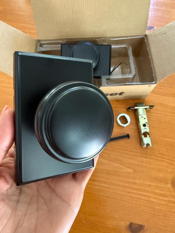 Kwikset Signature Series Sora Satin Nickel Exterior Single