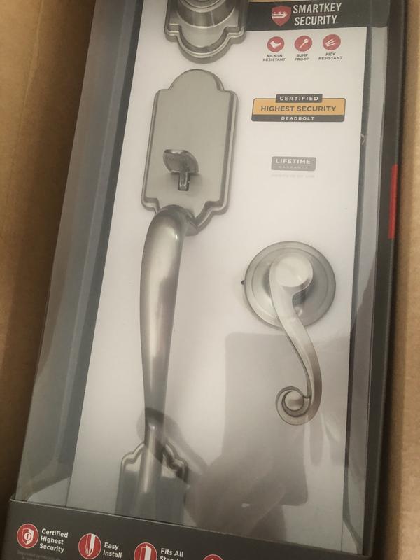 Bronze Arlington Handleset Deadbolt Keyed One Side (Exterior