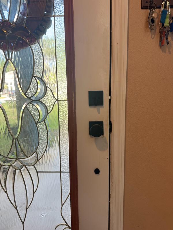 Satin Nickel San Clemente Handle with Halifax Lever (Square) | Kwikset