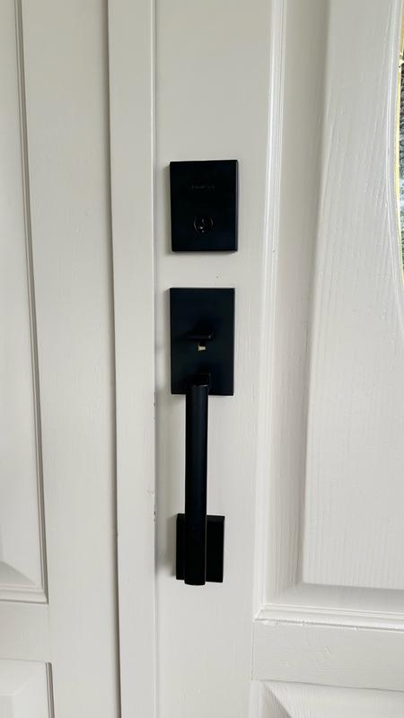 Satin Nickel San Clemente Pull (Exterior Only) | Kwikset