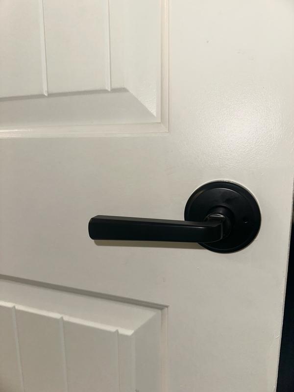 Satin Nickel Trafford Lever (Rectangle) - Pull Only | Kwikset
