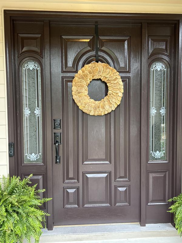Satin Nickel Ashfield Handleset - Deadbolt Keyed Both Sides