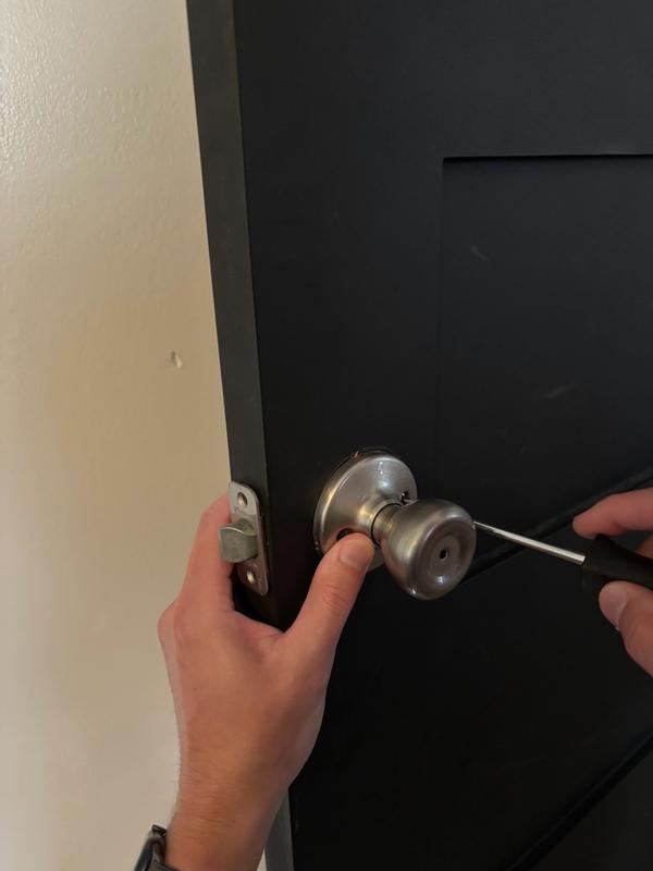 Satin Nickel Tylo Knob - Pull Only | Kwikset