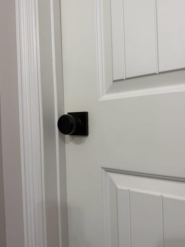 Satin Nickel Maven Knob (Square) - Pull Only | Kwikset