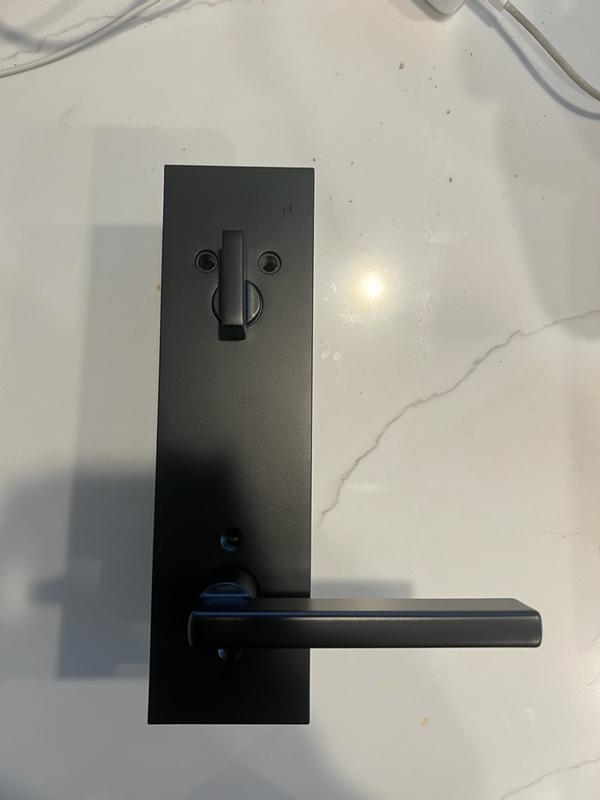 Kwikset Halifax Matte Black Keyed Entry Set Single Cylinder Door