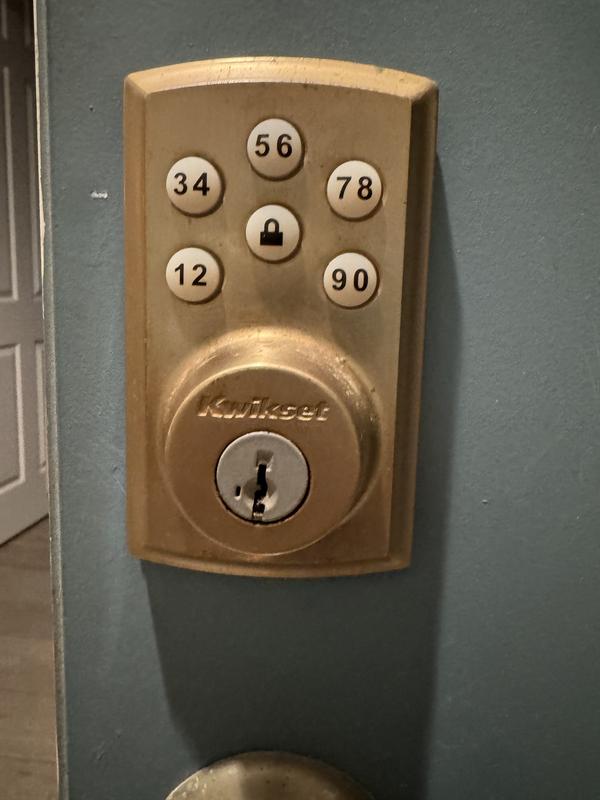 Satin Nickel 888 SmartCode Electronic Deadbolt with Z-Wave