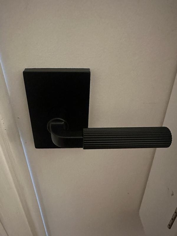 Satin Nickel Mirada Lever (Rectangle) - Pull Only | Kwikset