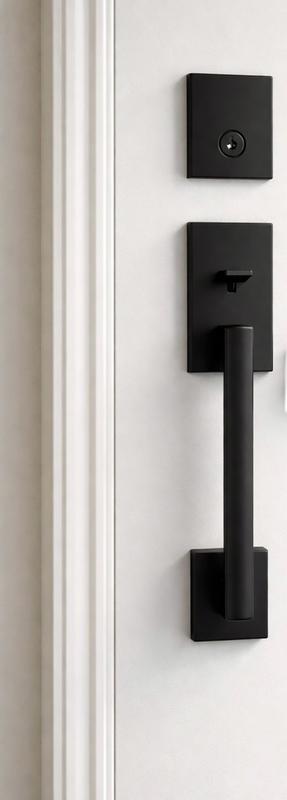 Satin Nickel San Clemente Handle (Exterior Only) | Kwikset