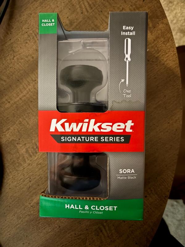 Satin Nickel Sora Knob (Round) - Keyed - featuring SmartKey | Kwikset