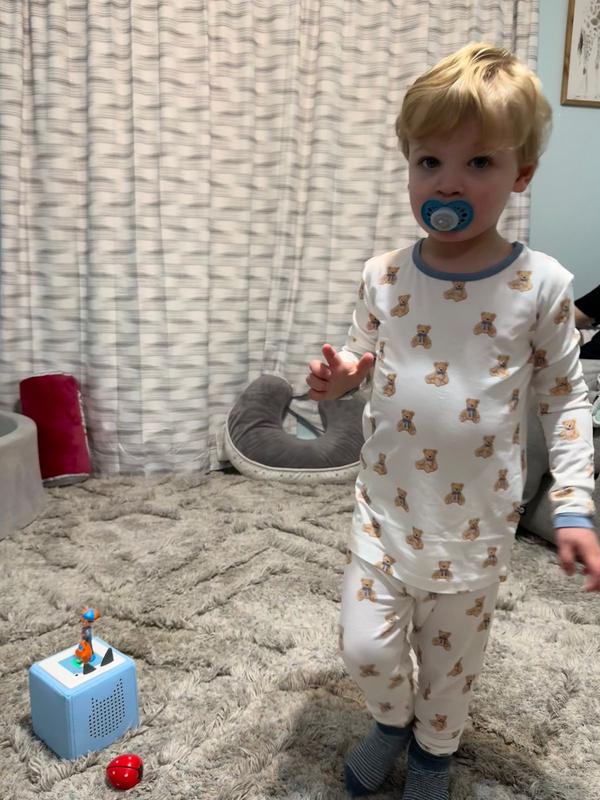 Customer photo for "Love the teddy bear print"