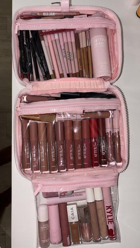 Kylie Lips Pink Travel Case | Kylie Cosmetics by Kylie Jenner