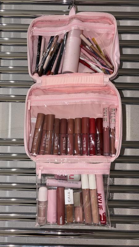 Kylie Lips Pink Travel Case | Kylie Cosmetics by Kylie Jenner