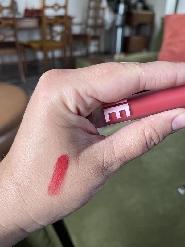 On my hand it looks nice. On my lips, it looks orange. Still great quality though!