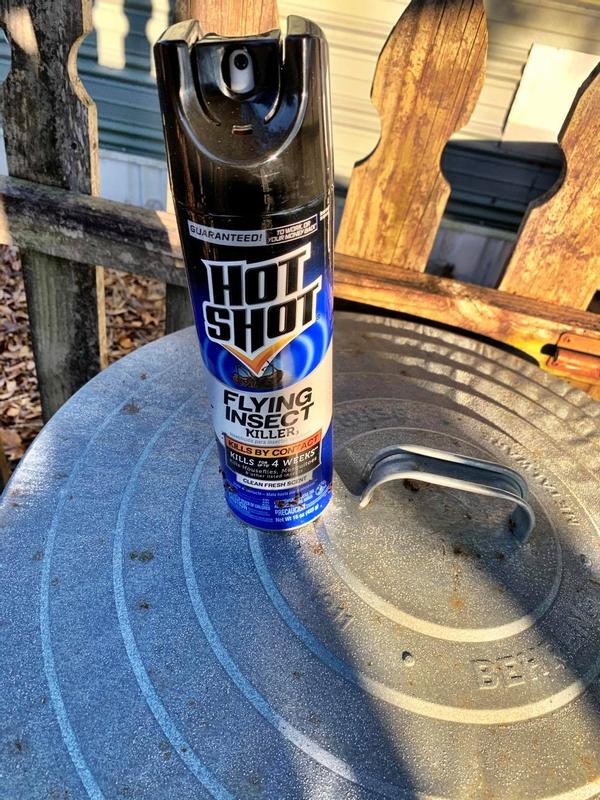 Hot Shot 15 Flying Insect Killer Aerosol Spray Clean Fresh Scent HG