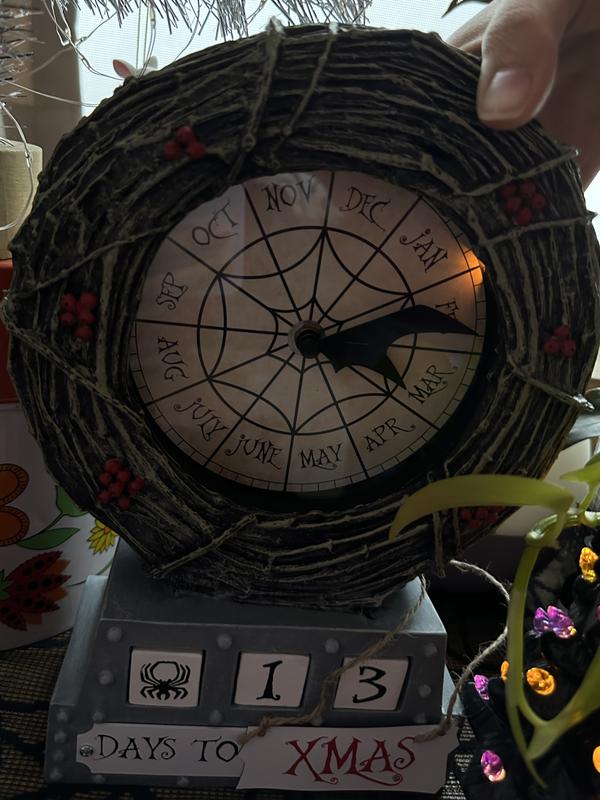 Disney The Nightmare Before Christmas Light-Up Countdown Clock Calendar New  Box