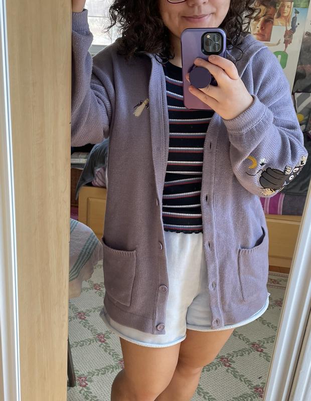 Her Universe Kiki's Delivery Service Jiji Oversized Girls Hooded