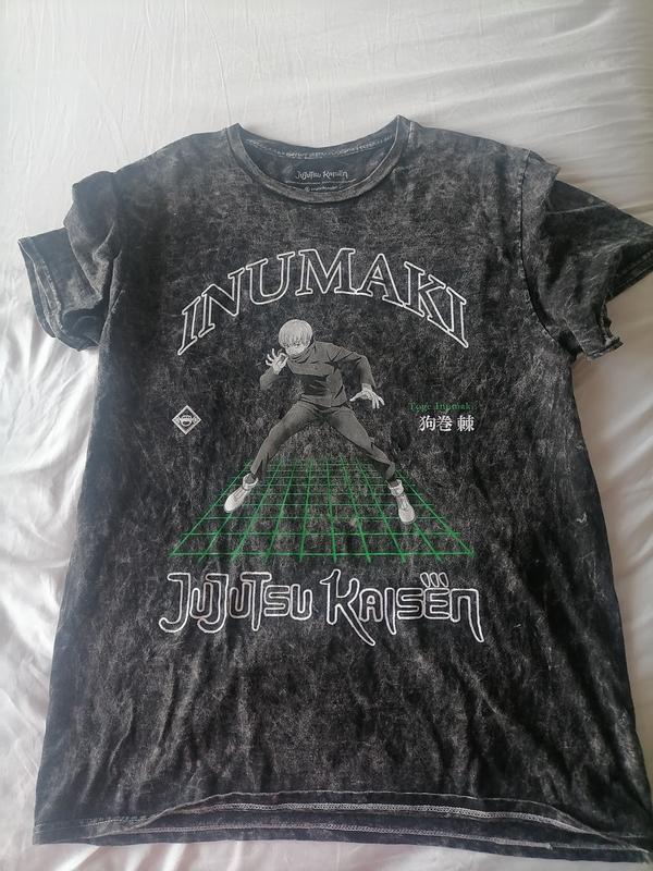 Jujutsu Kaisen Inumaki Grey Mineral Wash T-Shirt | Hot Topic